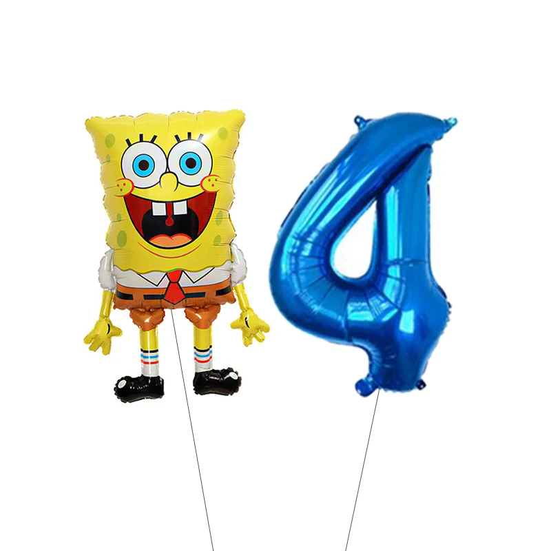 Niedliche SpongeBob Schwammkopf Aluminiumfolien-Ballons für Kindergeburtstage, Babypartys, Eventdekoration und Partyzubehör – Detail 22