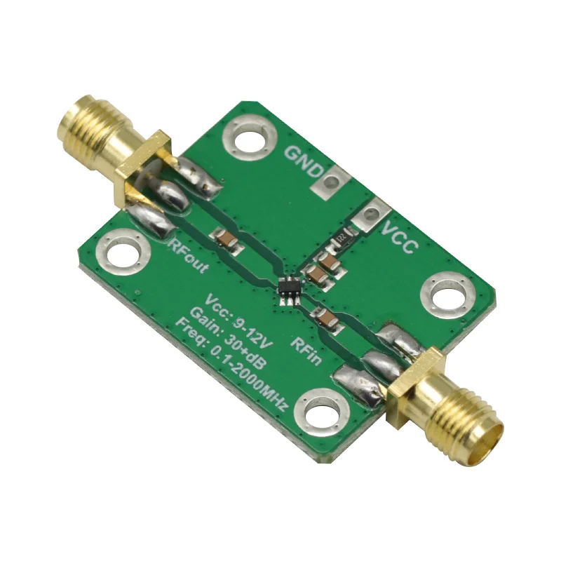 Amplificatore a banda larga RF 0.1-2000MHz ricevitore modulo a banda larga LNA a basso rumore 30dB