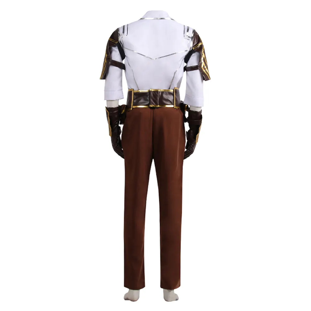 LOL Jayce Cosplay Kostuum Verdediger van Morgen Rollenspel Volwassen Mannen Uniform Shirt Broek Outfits Halloween Carnaval Party Pak