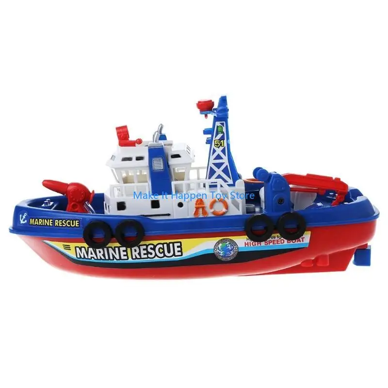 

28EC Electric Steamship Ship Drift Music Light Steamship Racing Ship for Kids