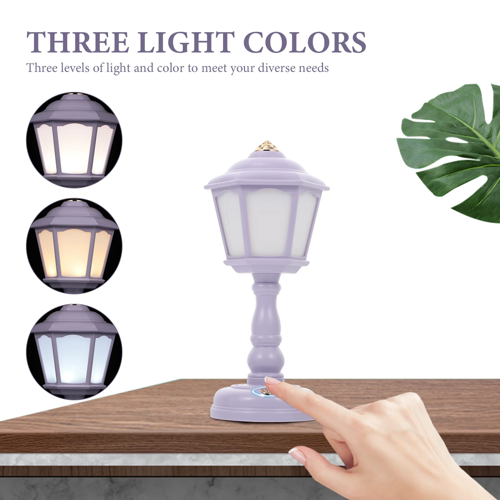 

1Set Vintage Retro Palace Lantern Table Lamp USB Charging Mini Desktop Light Bedroom Nightstand Night Light Eye Caring