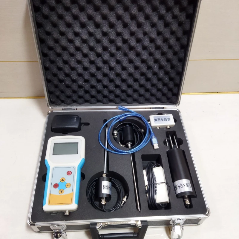 Multi-parameter soil detector moisture humidity temperature ph salt speed tester