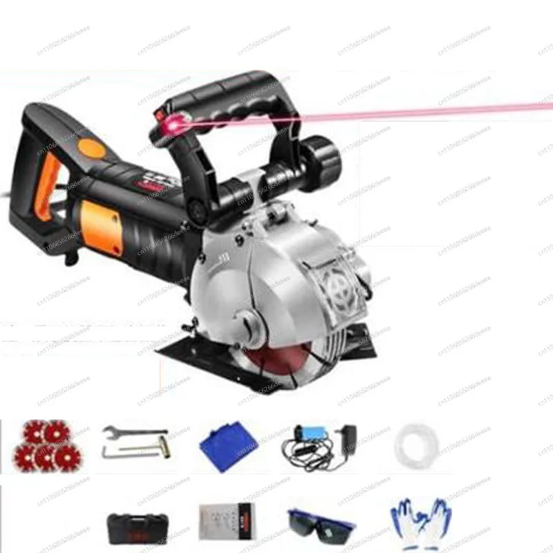 Industrial Wall Chaser Groove Cutting Machine Double Handle Concrete Slotting Machine for Brick Stone Wall