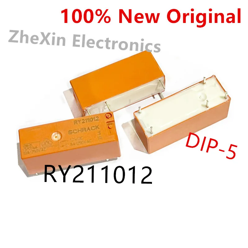 5PCS/Lot  RY211012 、RY211024 、RY211048   DIP-5   New original universal power relay  12VDC  24VDC    4-1393224-6、4-1393224-9