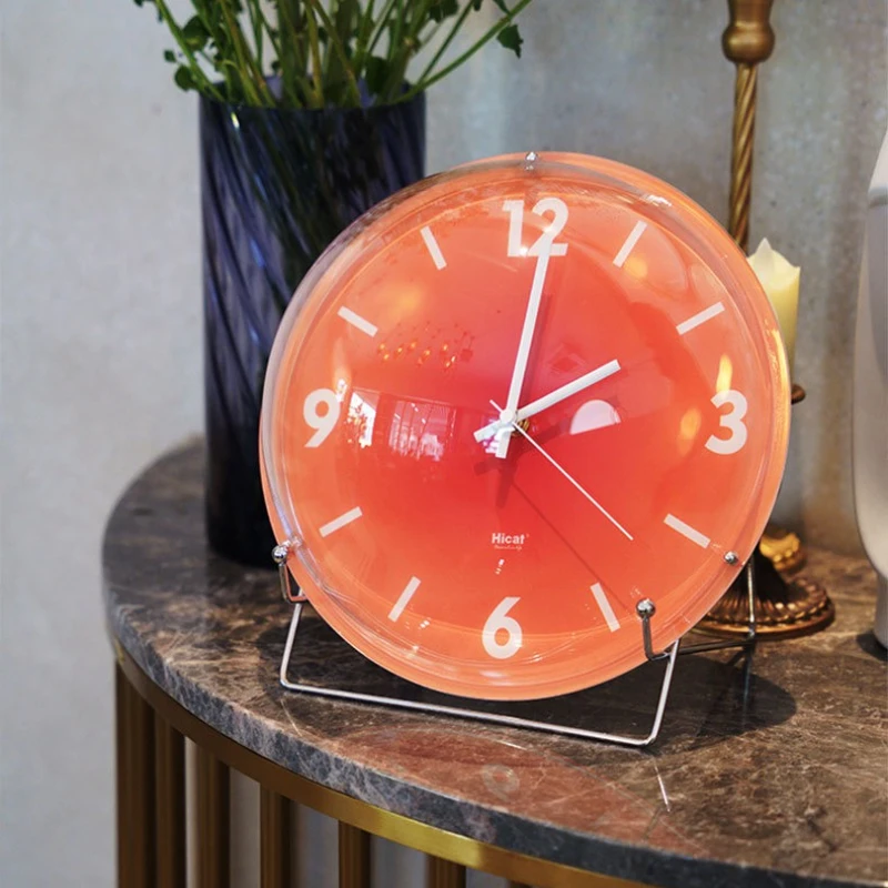 Creative Sunset Clock Home Art Wall Clocks Orange Fashion Decorative Ornament Silent Living Room Wall Decoration Hanging Watches