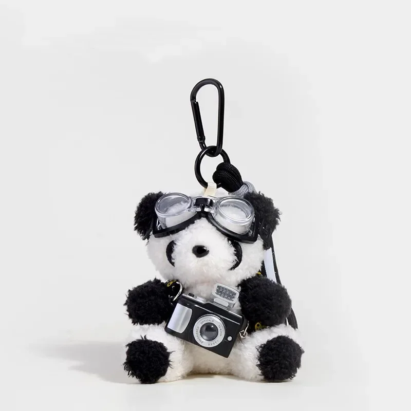 لطيف الدب البني أفخم المفاتيح قلادة الكتب ملحق رائعتين الدب الصغير على ظهره حامل مفتاح السيارة مجوهرات هدية #5