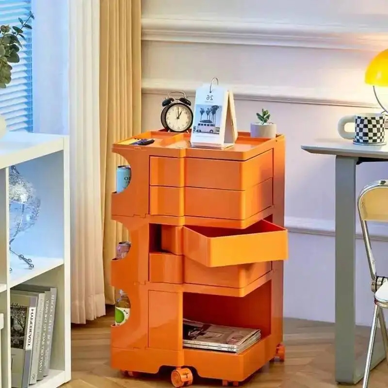 Storage Trolleys Parrucchiere Modern Aesthetic Organizers Trolley Glamour Unique Carrello Nordic Salon Simple Luxury Furniture
