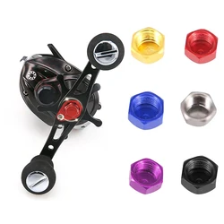 1x Baitcasting Reel Part M8 Screw Nut Fishing Reel Handle Nut for Left/ Right Hand Fishing Tools Fishing Equipment