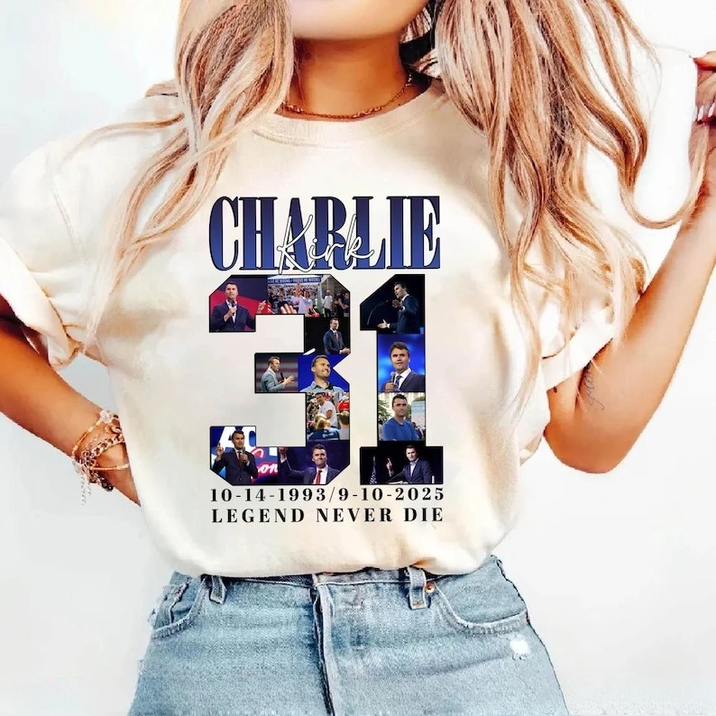 Charlie Kirk A True Patriot Charlie Kirk 31 RIP Charlie Kirk Justice for Freedom Human Rights Activist Cotton Shirt Women Men