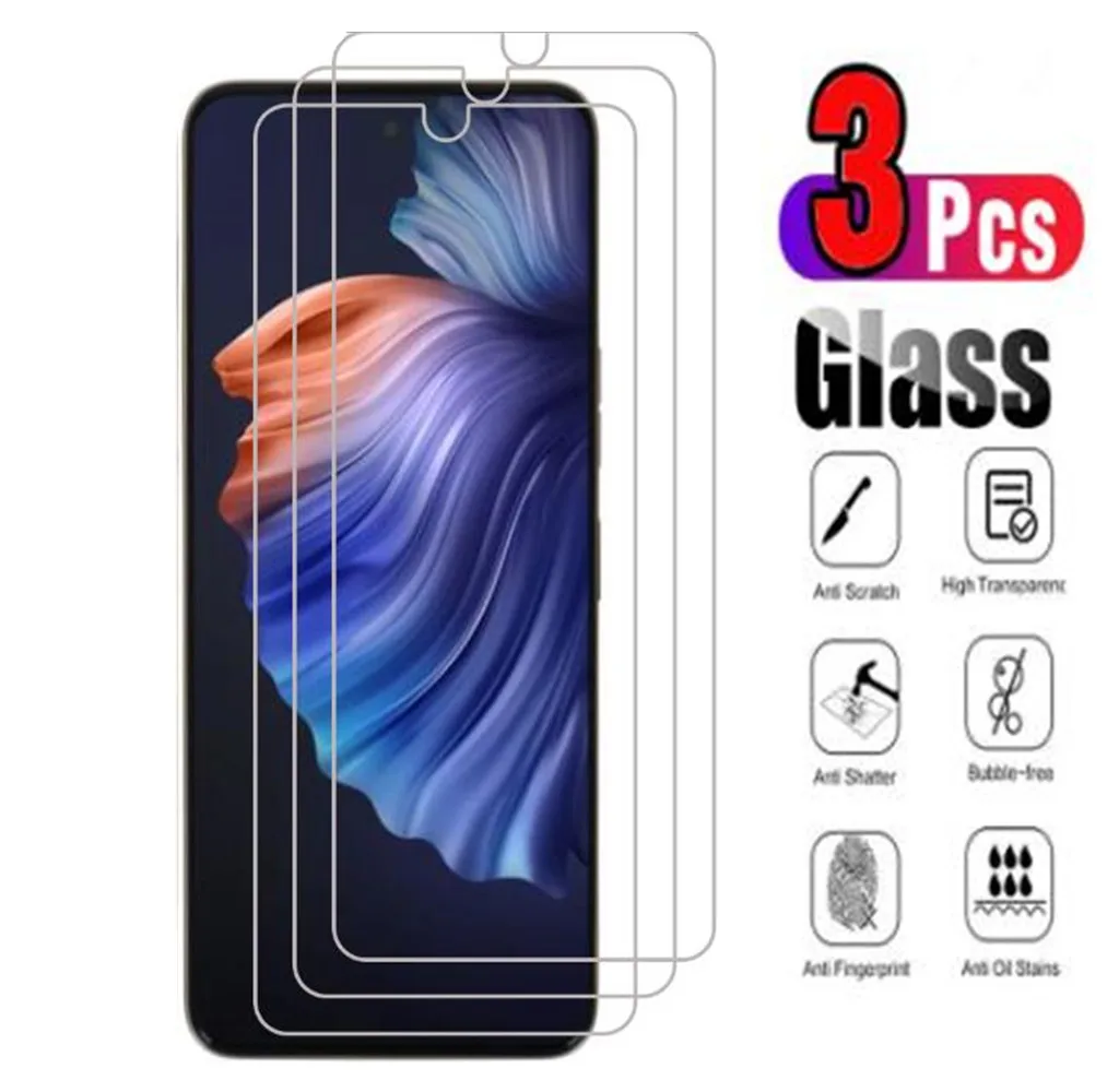 3PCS Tempered Glass For Tecno Camon 18 Premier 18P 18T 17P 17 Pro 16 SE Screen Protector on Spark 8 7 Pro 7P 7T 8P 8T Go Vidrio