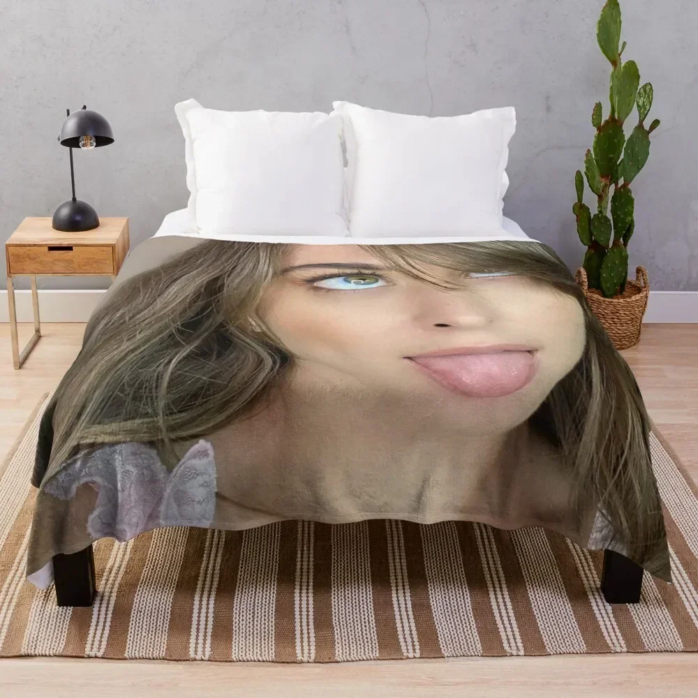 

Riley Reid Throw Blanket Stain Resistant Cozy Warm Blanket