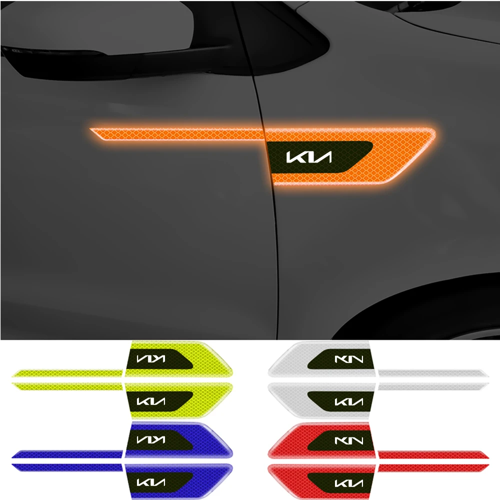 سيارة درابزين السلامة تحذير ملصق المضادة للتصادم مائي لكيا سبورتاج بيكانتو ريو Ceed سيراتو الروح سورينتو KN اكسسوارات السيارات #1
