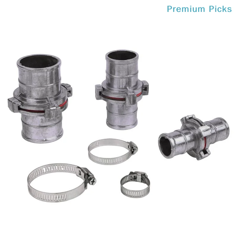 portableFire Hose Connector High Strength Snap Coupling Quick Connect Hose Clamp for Outdoor Irrigation Gardening Use