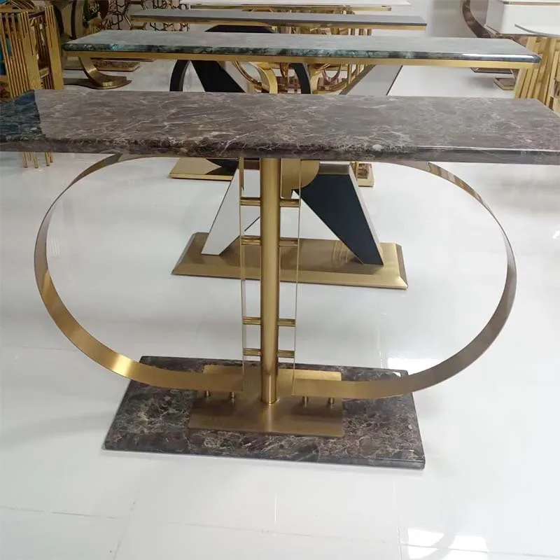 Milk tea shop cafe stainless steel dining table foot bracket
