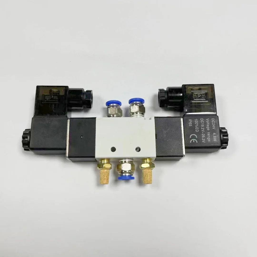 Elettrovalvola a solenoide della pompa della porta 24V 4V220-08 per la porta a battente esterna pneumatica della porta del passeggero dell'autobus