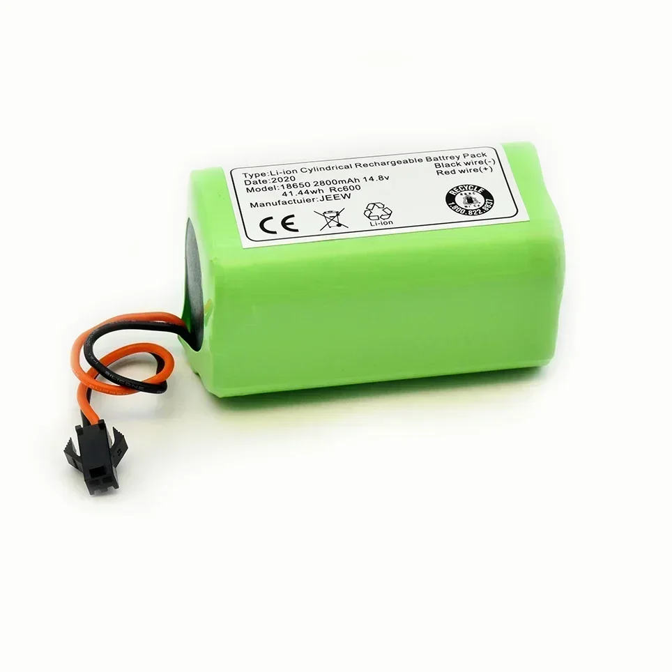 14.4V 2600mAh Li-ion Battery for Conga Excellence 990 1090 Ecovacs Deebot N79S N79 DN622 Eufy Robovac 11 11S 12 35C X500