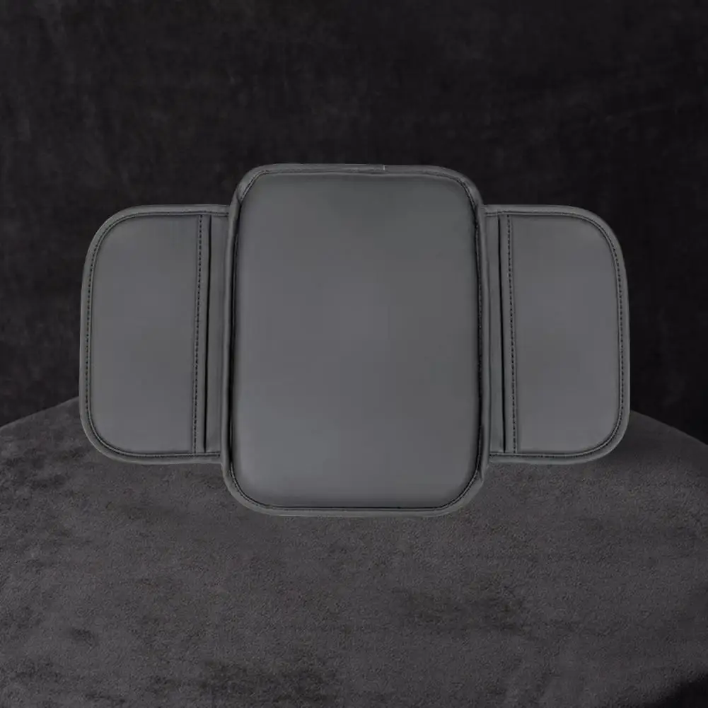 Funda para Reposabrazos de coche, almohadilla impermeable para Reposabrazos de coche, caja de almacenamiento con bolsillos laterales, cubierta de consola Universal, alfombrilla para llevar