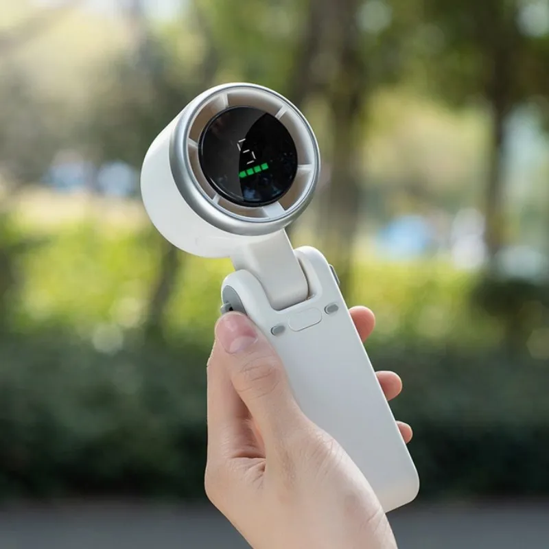 BOLEBIO Volevio Portable Wireless Flashlight Fan Noisy BLDC Super Strong Ultra Light Mini Flashlight Fan Natural Wind Fan USB/Po