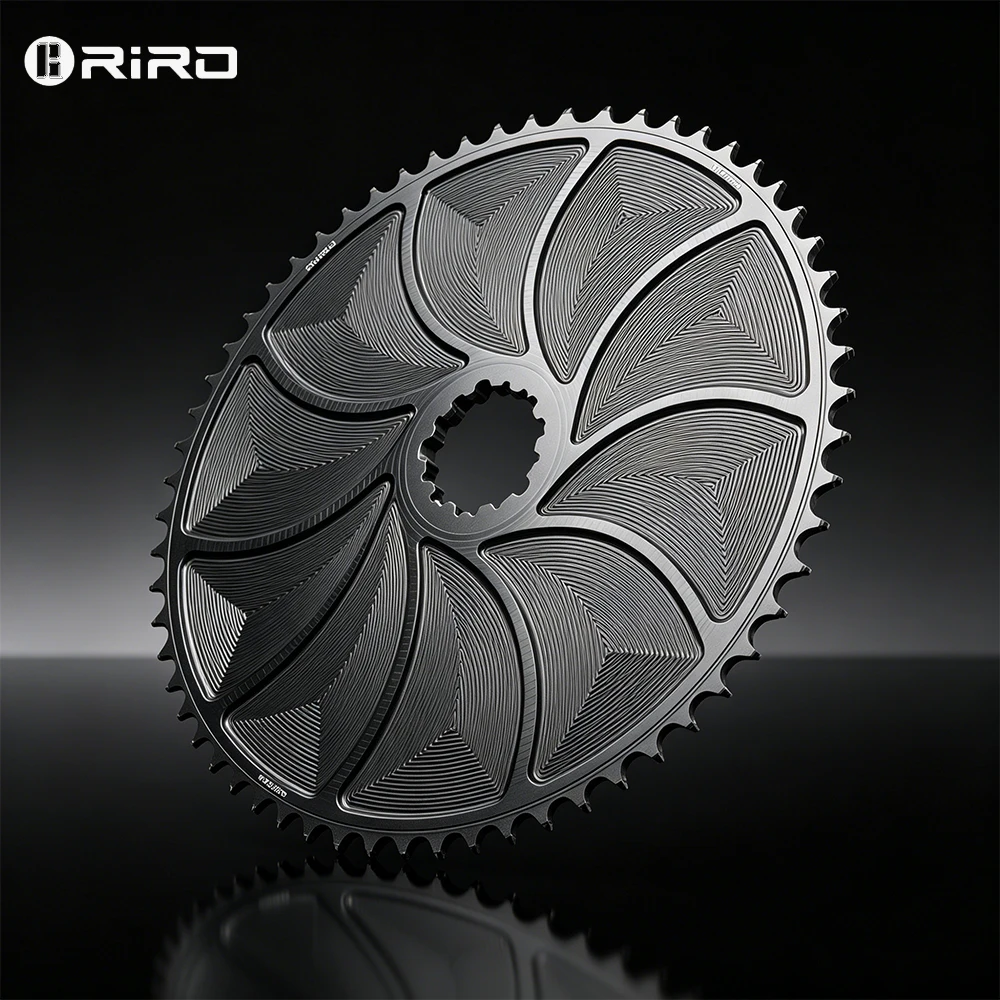 Plato de cadena RIRO DM para bicicleta de carretera, 9/10/11/12 velocidades, para sistema GXP, montaje directo, 42T 44T 46T 50T 52T