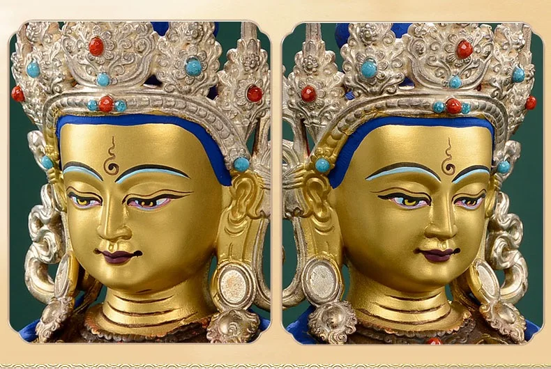 High quality Buddhism temple gilding Vajrasattva mahasattva Buddha copper statue HOME family effective
