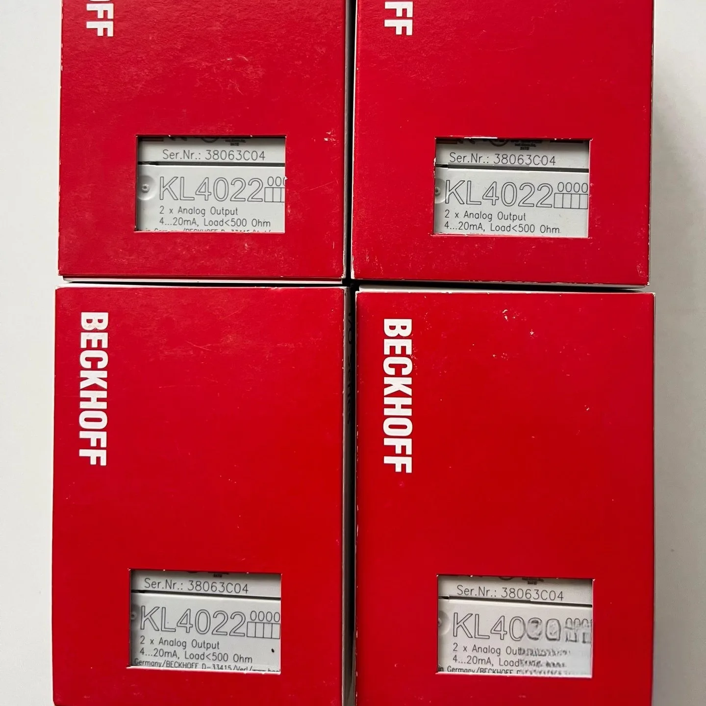Beckhoff module KL4022 KL4032 KL4034 KL4112 KL4132 New original inquiry
