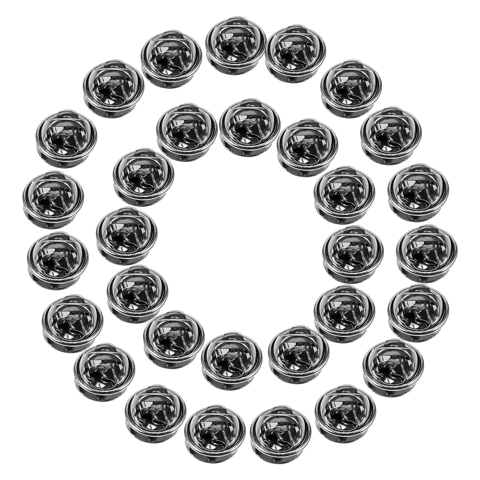 

1 Set Locking Back Replacement Clutch Back Enamel Locking Backs Metal Pin Backs For Diy Brooch Making Badges Lapel Butterfly