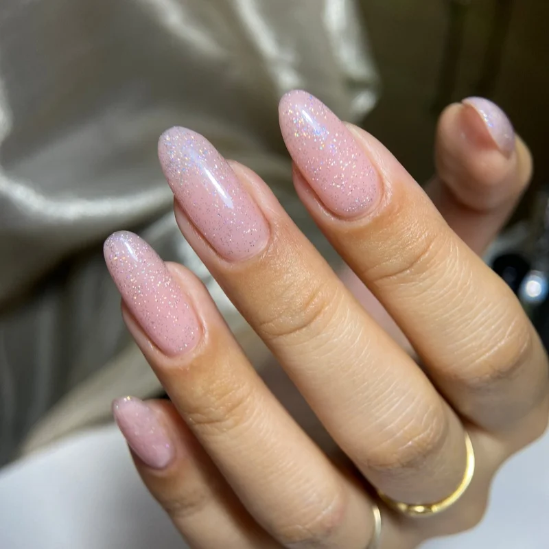 

MSHARE Glitter Top Coat Gel 250ml Nail Polish No Wipe Shiny Sparkle Finish Semi Permanent Varnish UV LED Soak Off Nail Art