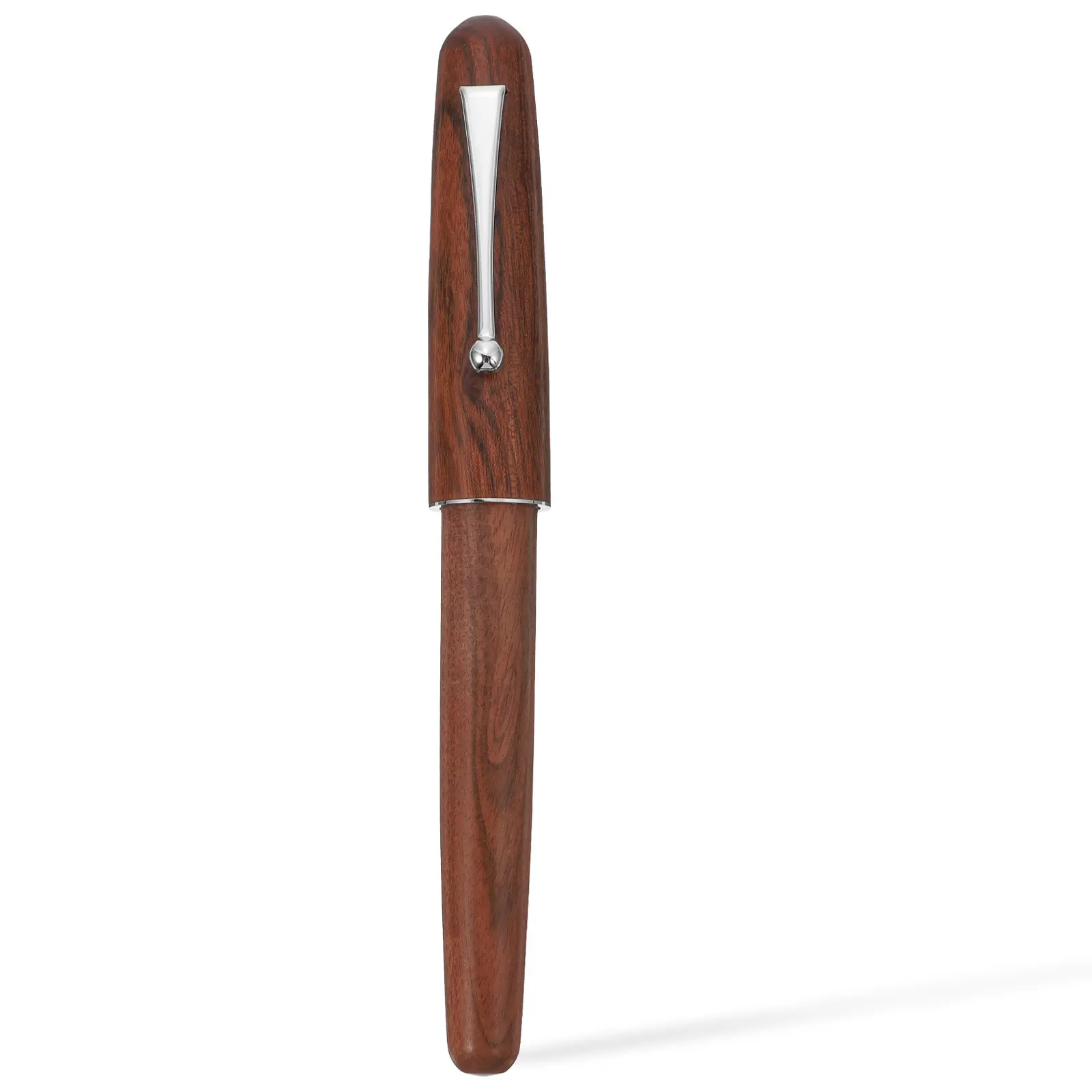 

Mini Calligraphy Fountain Pen Made of Premium Wood and Metal Fine Tip Compact Lightweight Stationery Pen for Students