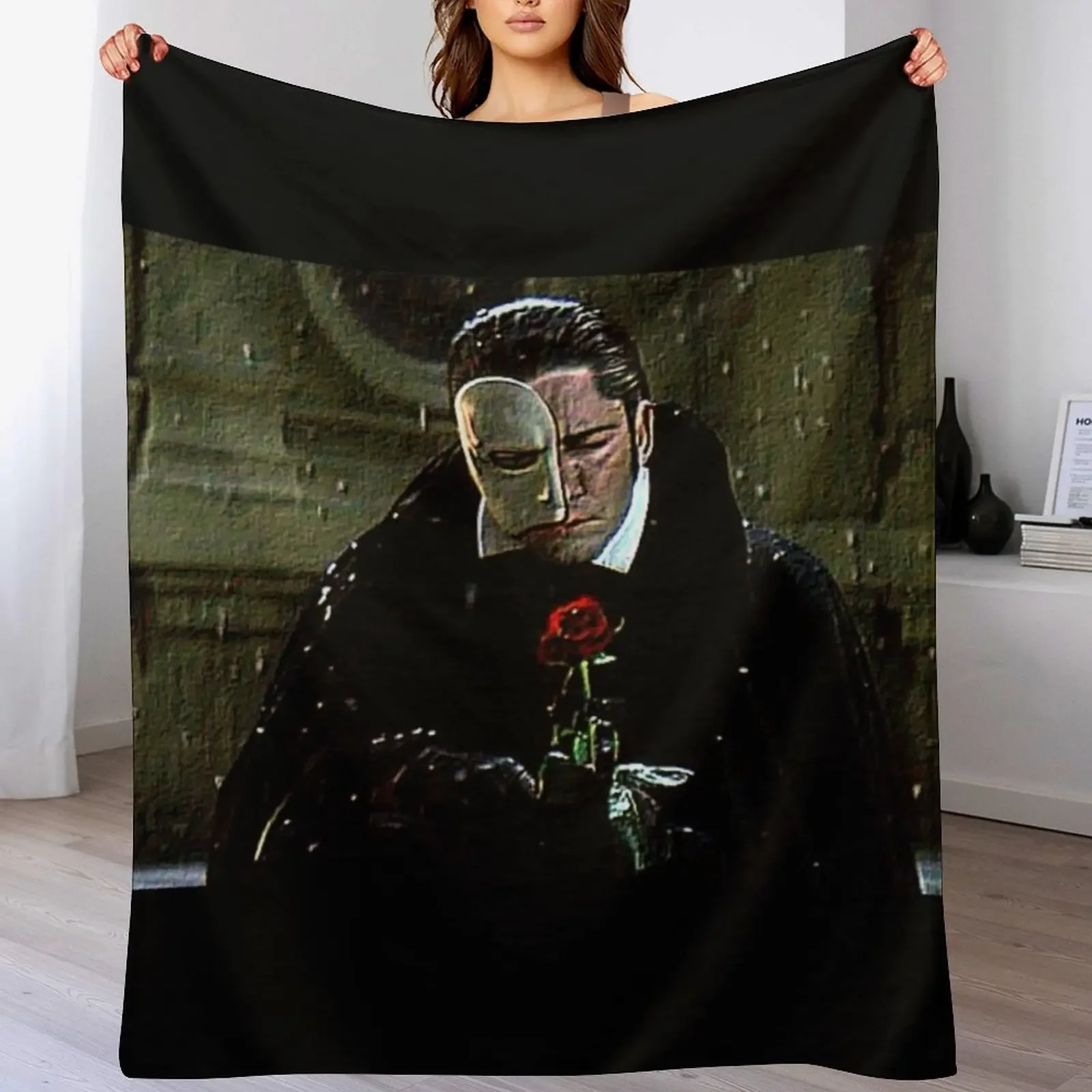 Phantom of the Opera Throw Blanket All Weather Soft Throw Blanket for Sofa