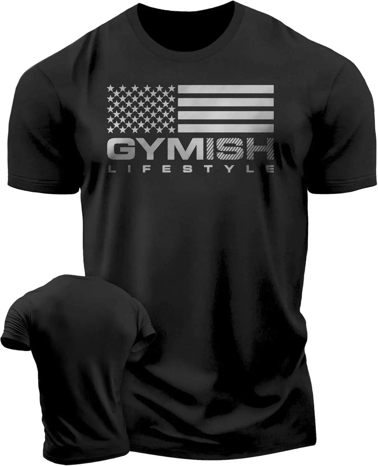 เสื้อออกกําลังกายสําหรับผู้ชาย, เสื้อออกกําลังกาย American Flag, เสื้อยืดยกตลก