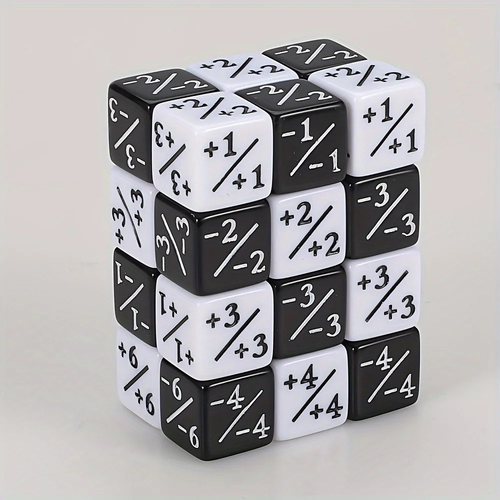 24-teiliges magisches Party-Würfelset mit Sternenhimmel-Design – perfekt für MTG-Kartenspiele und Zaubertricks zur Verbesserung der Mathematikfähigkeiten