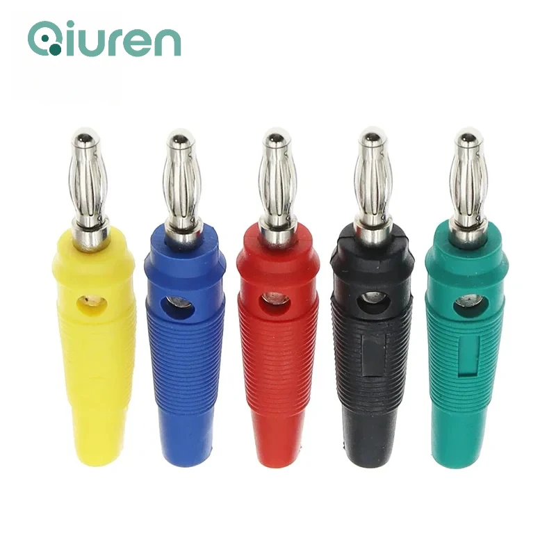 5PCS 4MM Banana Plug Audio Speaker Connectors Amplifier Binding Post 4mm Jack For Cable Terminals