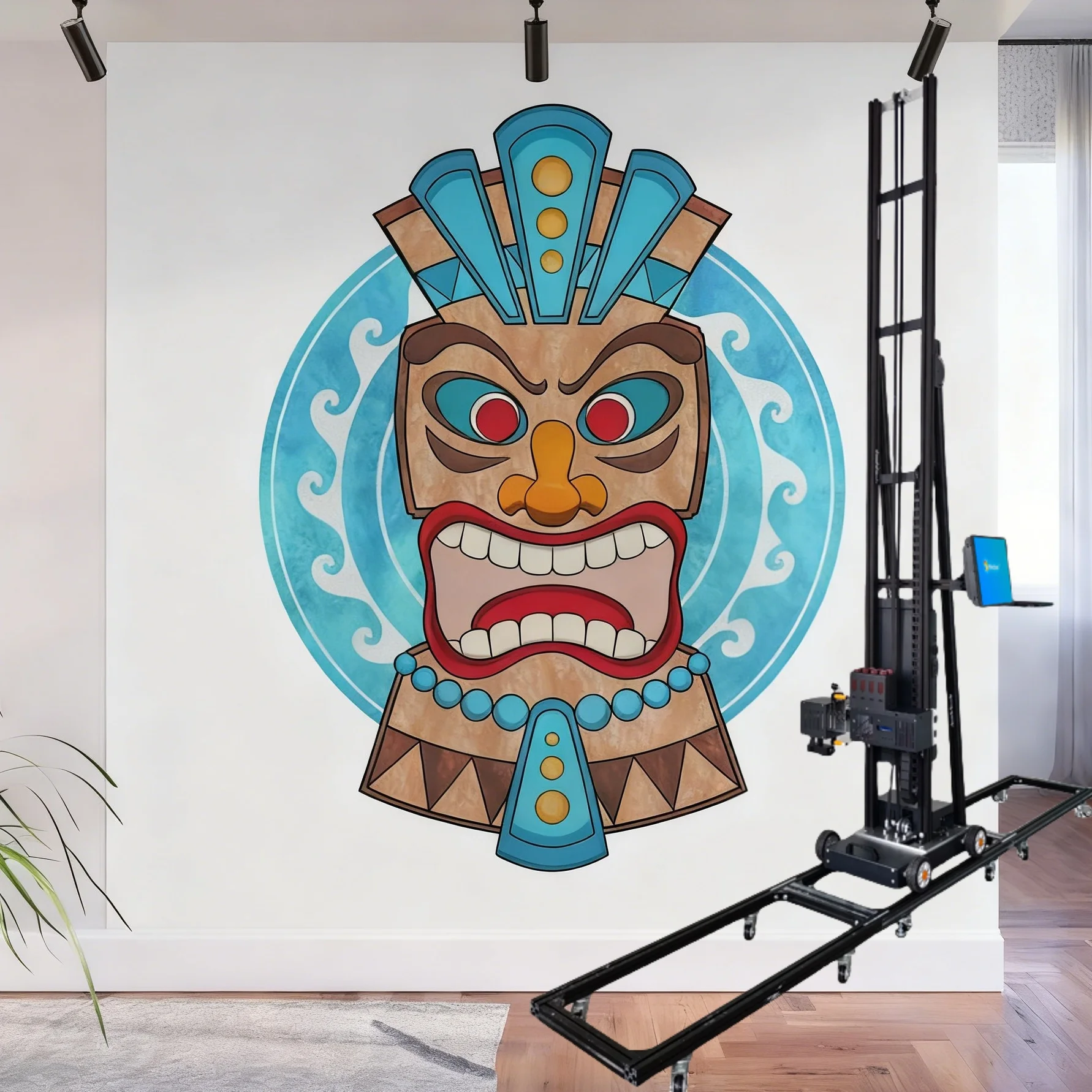 Vertikaler Tintenstrahl-Wanddr – Commercial Wall Printing Machine Bewertung und Preis