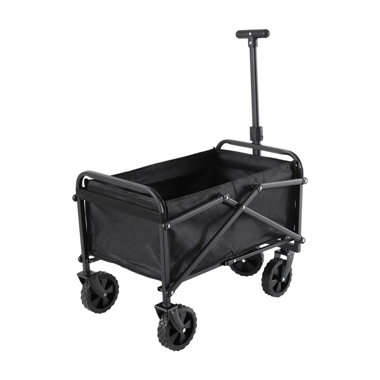 Outdoor Off-road Camping Vehicle, Foldable Four-wheeled Trolley with Table, Picnic Trailer, Campsite Vehicle