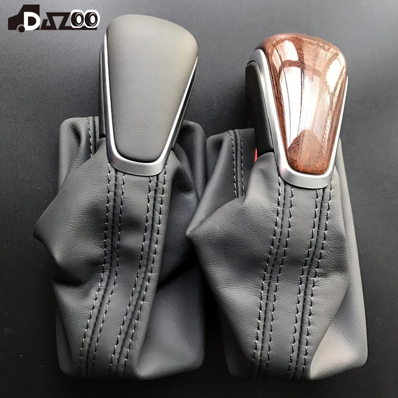 

Black Gear Shift Knob with Leather Boot Gaiter LHD AT Auto Trans ONLY For Audi NEW A7 A6 PA STYLE C7 2016 2017 2018