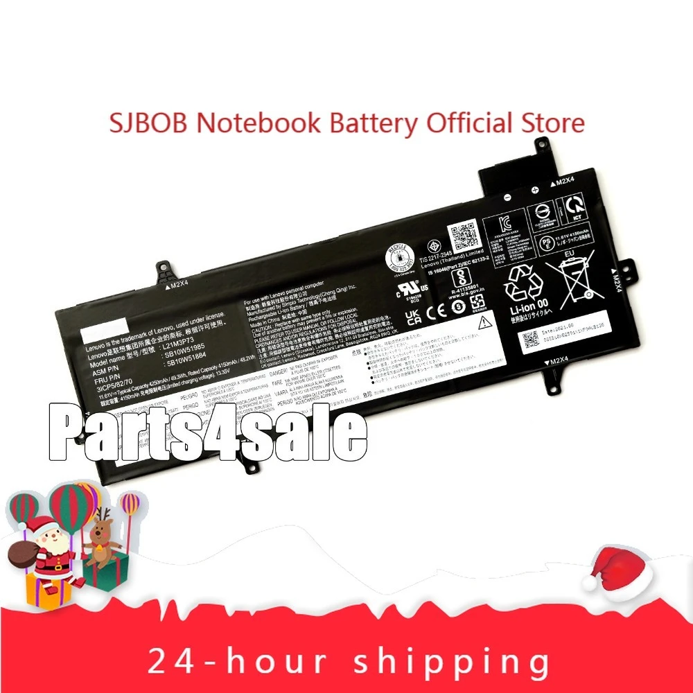 

Genuine L21C3P73 L21M3P73 L21C3P72 L21M3P72 L21B3P71 for Lenovo Thinkpad Z13 G1 laptop battery