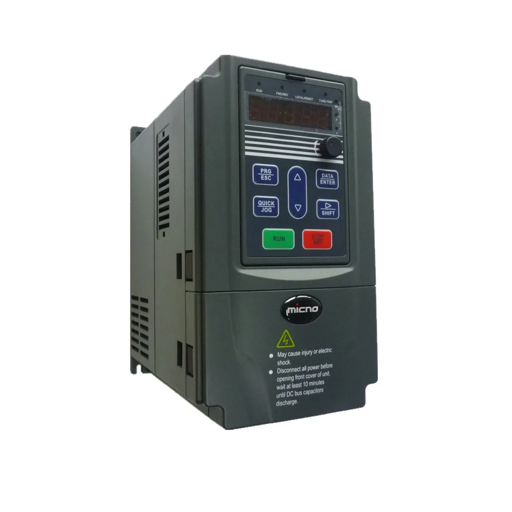 MICNO single phase input and three phase output inverter, vfd, converter, ac drive; 1AC 220v to 3AC 220V vfd variador de frecuen