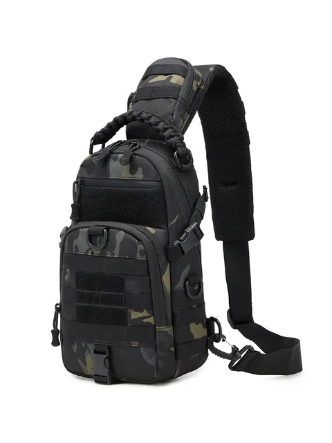 Męska torba sportowa na ramię Outdoor Fanny Pack Camping Hiking Fishing Climbing Backpack for Male Travel Sling Chest Bags 가방