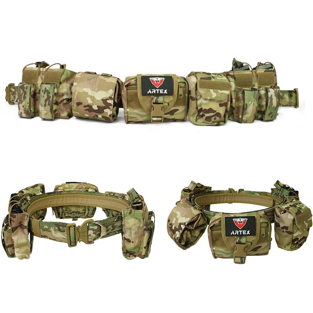 Tactical Waist Bag MOLLE Hunting Tactical Battle Belt Law Enforcement Duty Security Traffic Air Gun Belt Waist Seal Equipment