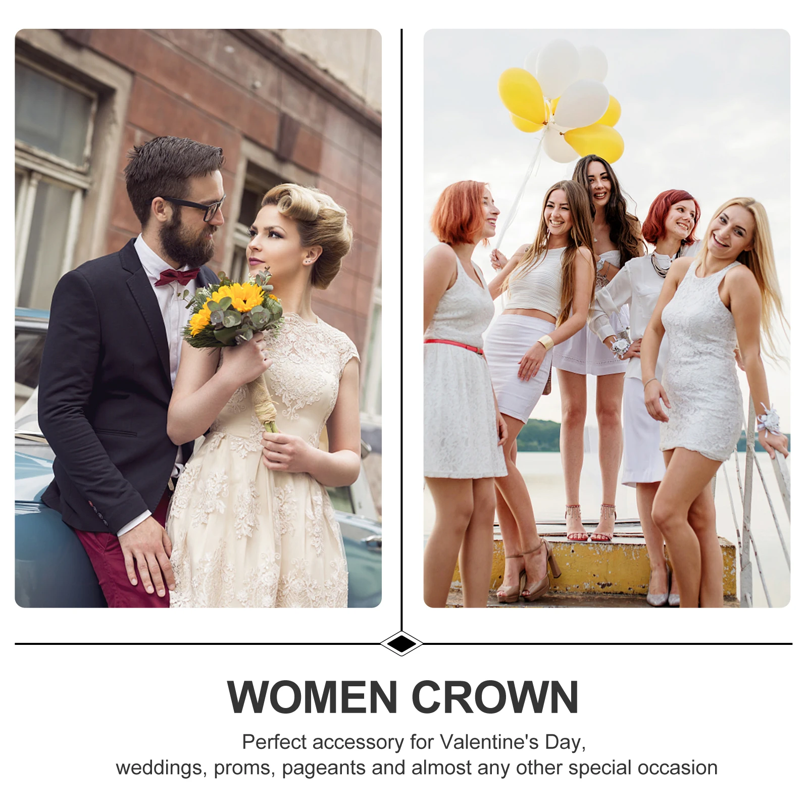 

1pc Exquisite Girl Hair Crown Bride Headdress Wedding Tiara Baroque Style Crown Headdress Bridal Haircut Decor For Celebration