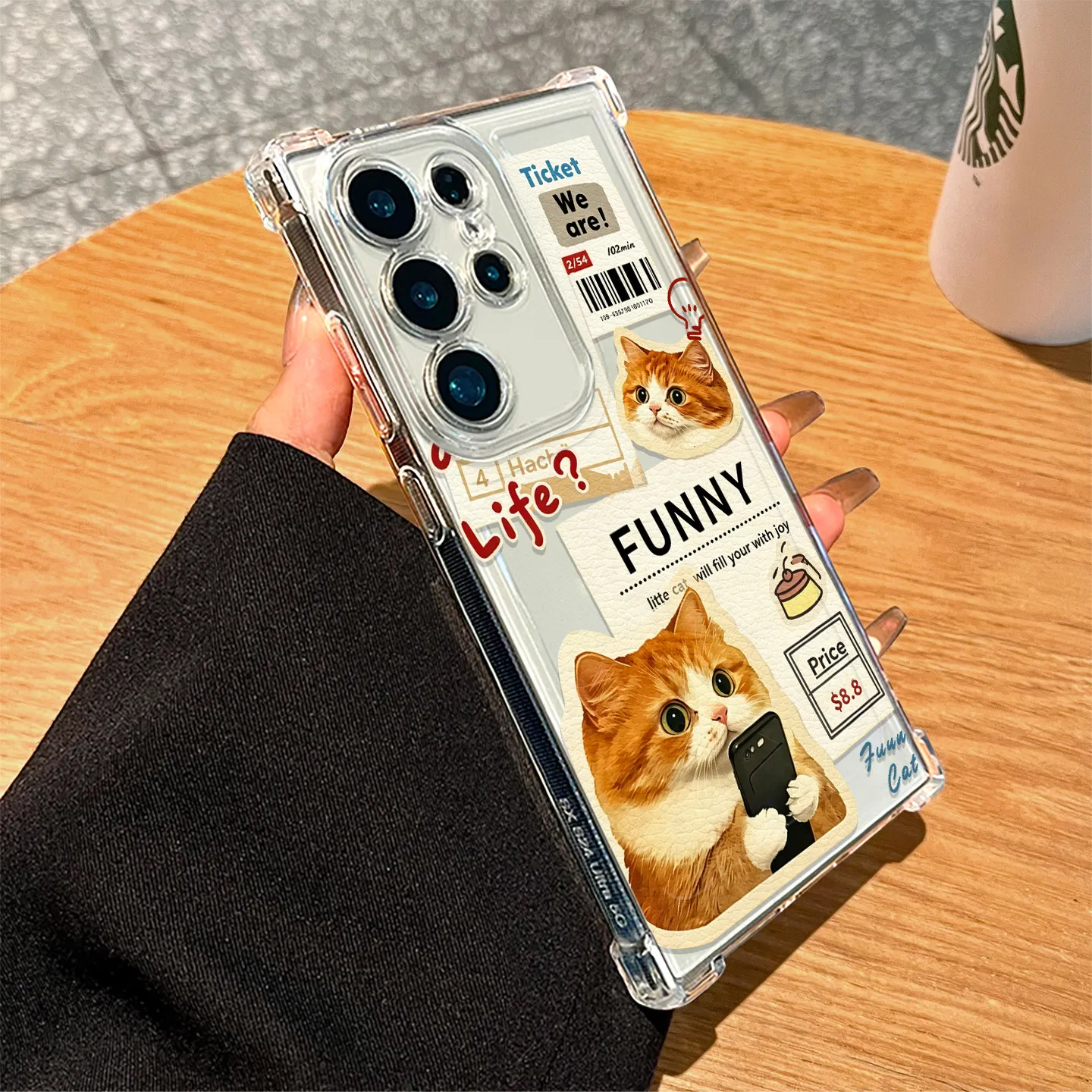 Niedliche Cartoon-Katzen-Handy – Samsung Galaxy S24 Bewertung und Preis