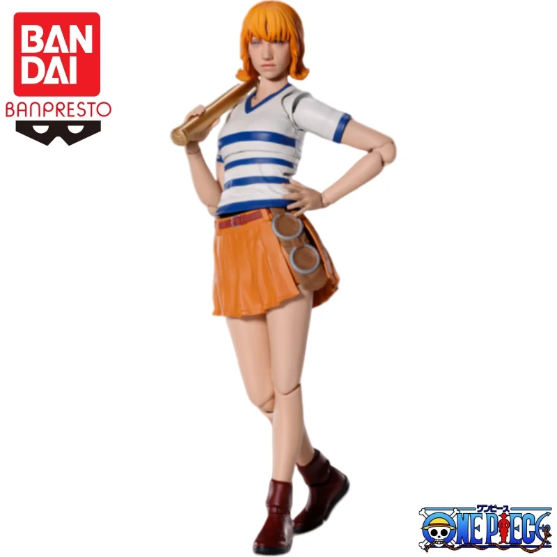 

In Stock Bandai Original Banpresto One Piece Nami Action Figure Model Doll Brand New Boxed anime characters Toys Model Garage