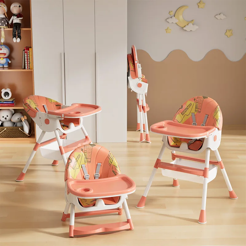 

Baby Dining Chair Multifunctional Adjustable Children's Dining Chair Baby Dining Table Chair Household Portable Plastic Chair