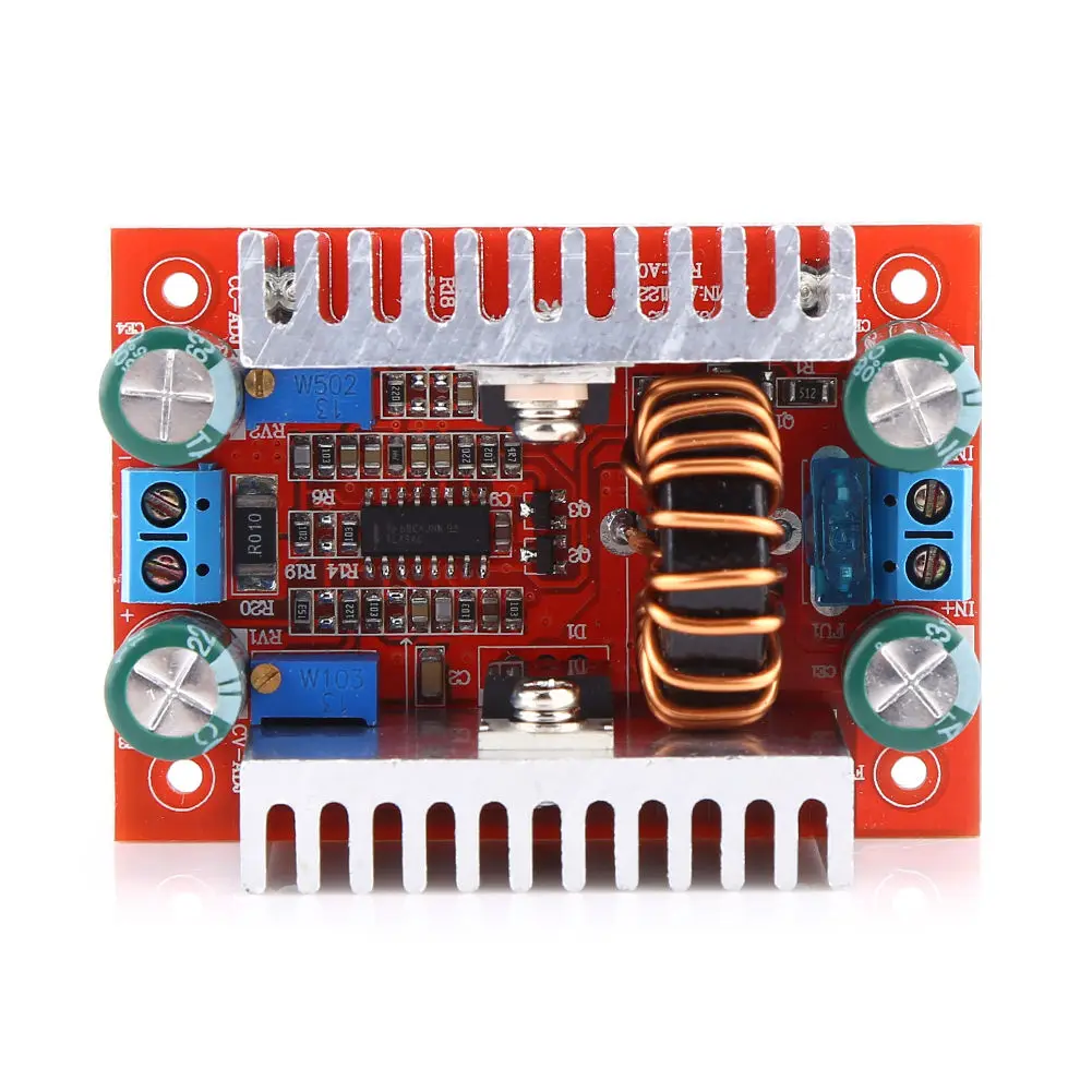 2Pcs DC 400W 15A Step-up Boost Converter Constant Current Power Supply LED Driver 8.5-50V to 10-60V Charger Step Up Module