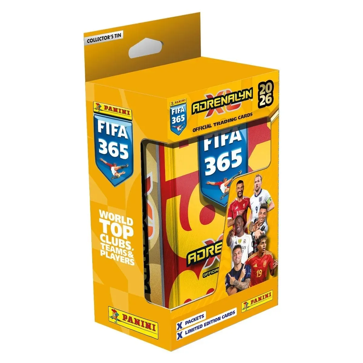 Tarjetas Coleccionables de Fútbol Panini 2026 FIFA 365 Adrenalyn XL, Tarjetas Oficiales de Fútbol, Regalo de Cumpleaños para Fanáticos de los Mejores Clubes