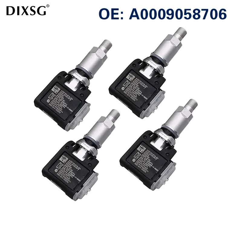 

4 шт. A0009058706 Датчик давления в шинах TPMS 433 МГц 0009058706 для Mercedes-Benz GLA/GLB/GLE-Class B/E-Class Sprinter