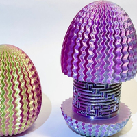 1 Piece Birthday Valentine's Day Gifts 3d Printed Labyrinth Dragon Egg Decorate Unlock Mini Storage Box Concentration& Brain Toy