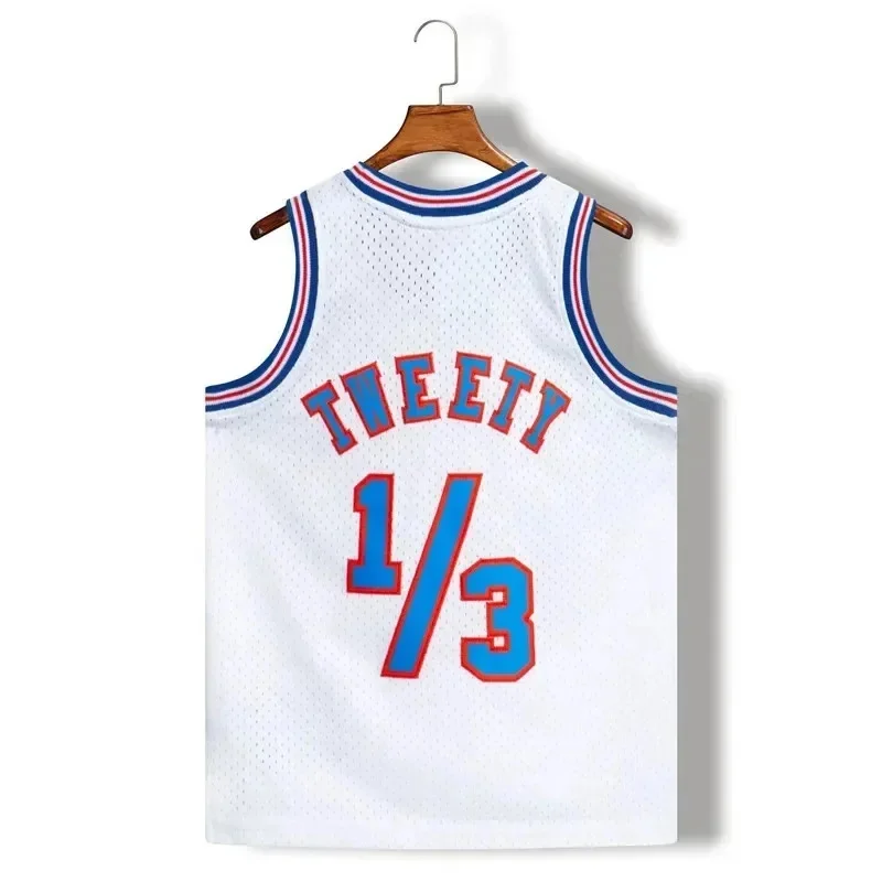 (#^.^#) 2026 New Space Jam LOLA 10 TWEETY 1/3 TAZ Movie Tune Squad Basketball Jersey Sports Shi →_→LOOK ME view 5