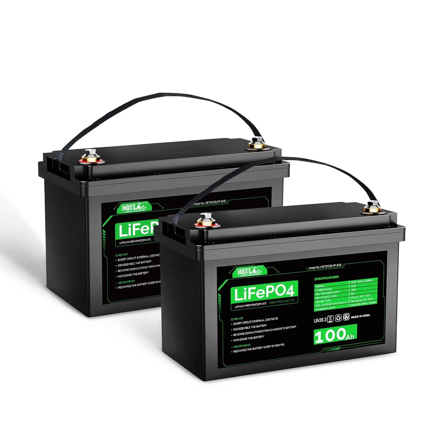 

LiFePO4 Батарея Литиевая батарея 100 Ач, литий-железо-фосфатная батарея 12 В, морская батарея глубокого цикла, 10 лет, по индивидуальному заказу