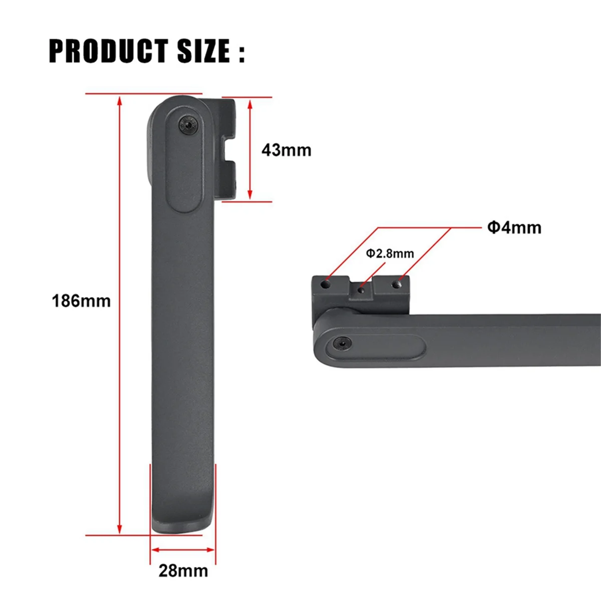 

Electric Scooter Foot Support Kickstand for Xiaomi 4 Ultra Electric Scooter Parking Bracket Accessories
